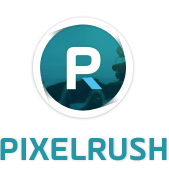 Pixelrush Logo Dark